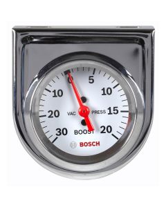 2" Mechanical Vacuum/Boost Gauge, White Face