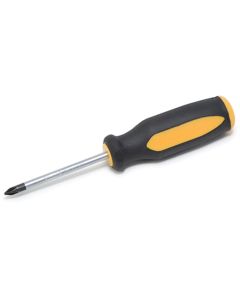 Phillips Screwdriver, #1 x 3" Blade, Magnetic Tip, Chrome Vanadium Shaft, Ergonomic Handle