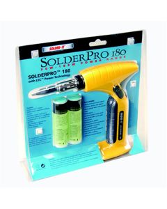 Multi-Function Butane Heat Tool, SolderPro, 30W to 185W, Automatic Ignition, Tips, Removable LEC
