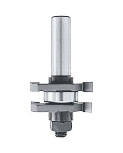 Makita Router Bit, 1/4" 2 Wing, 2 Cutter T&G, 1/2" SH, C.T.