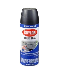 Krylon Trueseal Rubberized Coating; Black; 12 oz. Aerosol