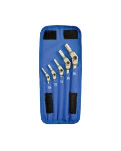 5-Piece Hex-Pro Pivot Head Wrench Set