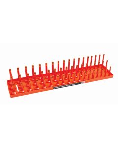 1/2" Metric 3-Row Socket Tray, Orange