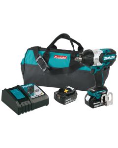 Makita 18V LXT Li-Ion 1/2 in. Drive Brushless Impact Wrench Kit