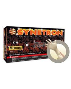 MICROFLEX Synetron Latex Exam Gloves, Size M