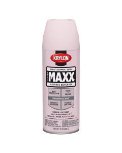 Krylon Covermaxx Paint+Primer; Satin Ballet Slipper; 12 oz. Aerosol