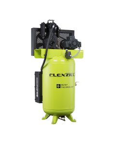 Flexzilla Air Compressor with Silencer, 5 HP, 80 Gal.,1-Phase, 2-Stage