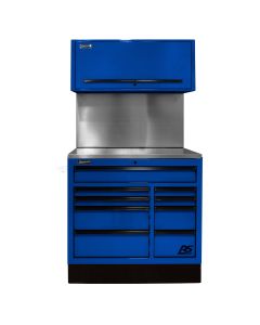 Homak Mfg. 41 in. Centralized Tool Storage(CTS) Set includes Roller Cabinet,Canopy,Support Beams,Bas