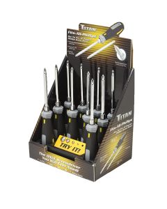 10PC One Tip Fits All Screwdriver Display