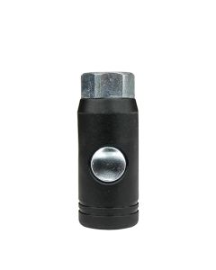 1/4IN Safety Coupler Female Black