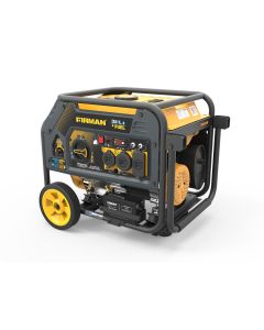 Dual Fuel 4550/3650W Electric Start Gas or Propane Powered Portable Generator with Wheel Kit