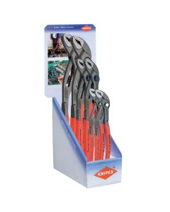 Knipex 6-Pack Cobra Display with Quick Set Cobra