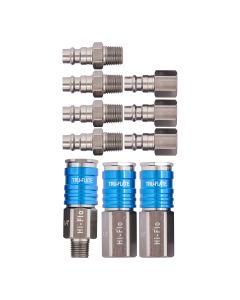 1/4" Hi-Flow Coupler Set