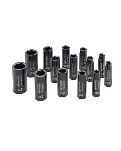 14 Piece 1/2" Drive Metric Universal Socket Set