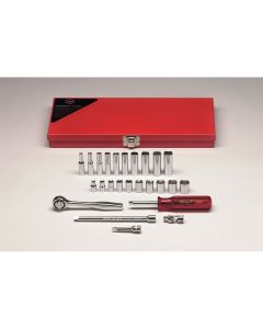1/4"Dr 6PtStd&DpMMSktBxSet 25P