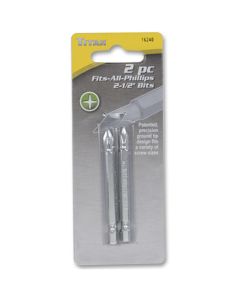 2 pc Fits-All-Phillips Bit Set