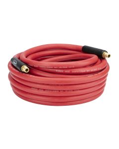 Workforce Air Hose, 3/8" x 50', 1/4" Fittings, Rubber