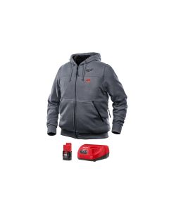 M12 Heated Hoodie Kit, Size Small (Gray)