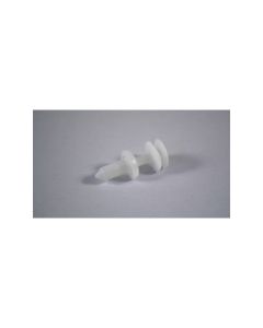 White Nylon Push-Type Door Trim Panel Retainer Head Diameter 9/16" (25/Bag)