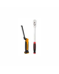 Flex-Head Rechargeable Work Light & Ratchet