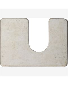 Steel Body Shim Bright Zinc 1-1/4X1-3/4, Size: 1/8" slot, Size: 1/2" slot,  Qty: 100