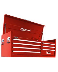 Homak Mfg. 56 in. H2Pro Series 7-Drawer Top Chest, Red