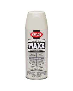 Krylon Covermaxx Paint+Primer; Gloss Almond; 12 oz. Aerosol