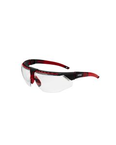 Uvex Avatar Glasses Blk/red, Clear Hsaf