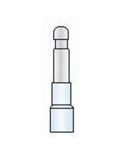 Insulated Blue Vinyl Male Bullet .156 (100/Bag)