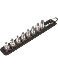 8PC Bit Socket Set on Textile Belt
