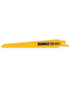 12" 6 TPI Taper Back Bi-Metal Reciprocating Blade for General Purpose Wood Cutting (5 pack)