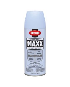 Krylon Covermaxx Paint+Primer; Matte Glacier; 12 oz. Aerosol