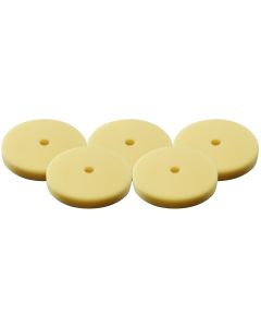 Milwaukee 5-Piece, 3 in. Yellow Foam Polishing Pad for 2438-20