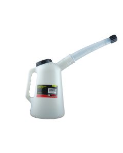 1-Quart Plastic Measure Flex Spout with Dust Cap, 12" Long Spout