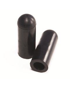 1/4" I.D. Black Rubber Vaccum Caps 50 Pcs