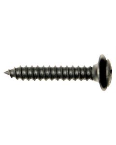Phillips Oval Head Trim Screw, Size: 8 x 1", Head Size: #6, Finish: Black Oxide, Qty: 100