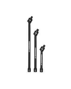 3 Piece 3/8" Drive Pinless Universal-Joint Extension