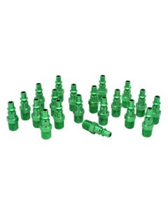 ColorFit Plugs, A-style Green, Box of 20