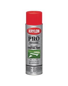 Krylon Professional Water Based Striping Paint; Athletic Field Red; 18 oz. Aero
