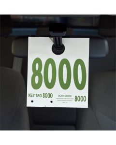 Petoskey Plastics 8,000-8,999 Dispatch Numbers, Dual Sided Heavy Cardstock