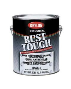 Krylon Rust-Tough Enamel Paint. Light Grey, One Gallon