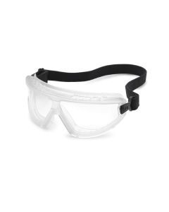 Wheelz Safety Glasses, Clear Frame Frame and Clear Anti-Fog Lens