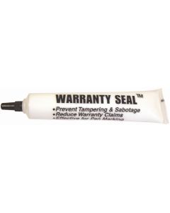 Warranty Seal White 1.8 oz Poly Squeeze Tube Warranty Seal Adheres To All Metal & Other Surfaces