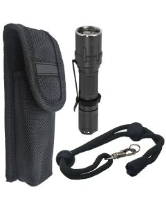 500 Lumen IPX-8 Waterproof LED Flashlight - 100,000 hour LIFESPAN - Pen Clip - Aircraft-Grade Aluminum and Stainless Steel Protective Ring
