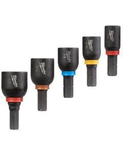 Milwaukee 5-Piece SHOCKWAVE Insert Magnetic Nut Driver Set