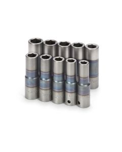 FlexZone Deep Impact Socket Set 1/2" Drive Metric 10 pc.