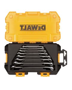 DeWalt 8-Piece Combination Fractional SAE Wrench Set