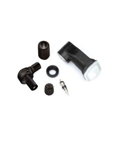 Schrader 90? Programmable EZ-sensor (Clamp-In, 314.9/315/433MHz) with Black Angled Valve