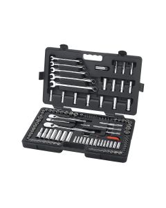 118 Pc. 1/4", 3/8", and 1/2" Drive 6 and 12 Point
