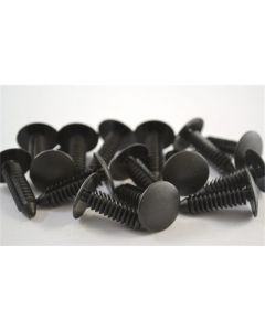 Black Nylon Shield Retainer, Battery Post Cable Shield, Engine Splash Shield, Radiator Side Air Baffle (25/Bag)